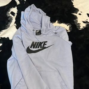 nike hoodie! color periwinkle